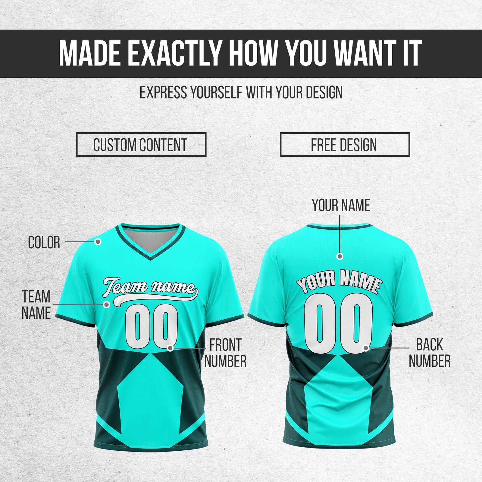 Custom NovaLine Aqua Pullover Baseball Sports Jersey Personalized Uniform with Name & Number