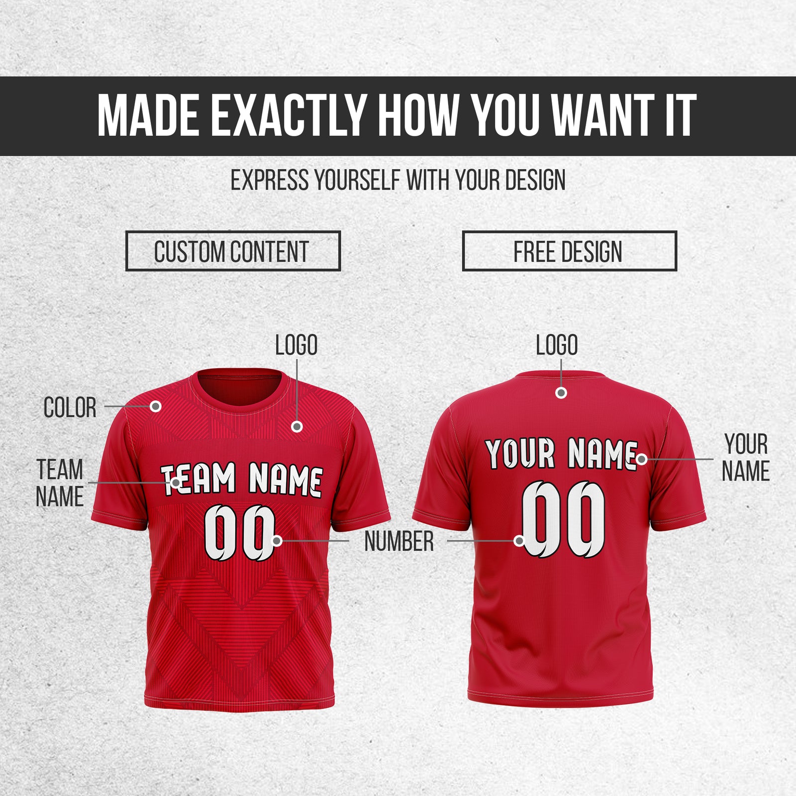Custom TURKIYA Fan Jersey Personalized with Name & Number