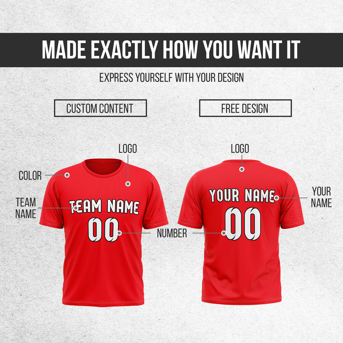 Custom CANADA Fan Jersey Personalized with Name & Number