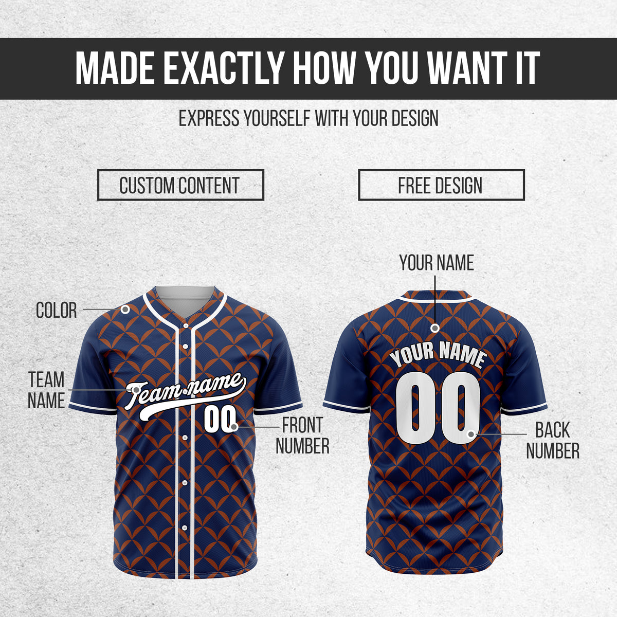 Custom Vertex Vibe Navy Sports Jersey Personalized Uniform with Name & Number