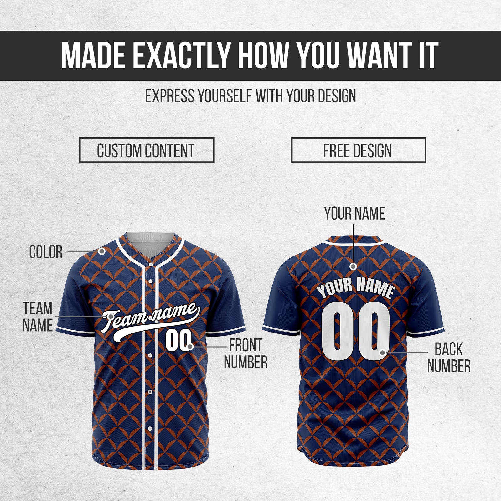 Custom Vertex Vibe Navy Sports Jersey Personalized Uniform with Name & Number
