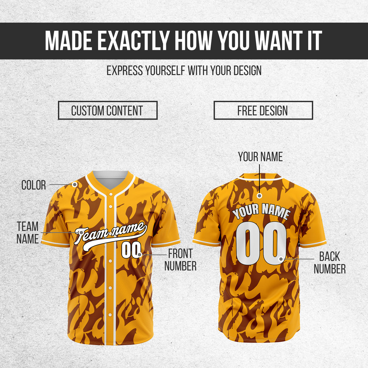 Custom Graffiti Sox Orange Baseball Sports Jersey Personalized Uniform with Name & Number
