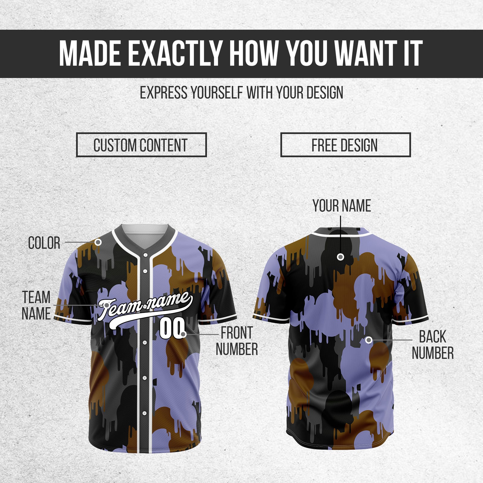 Custom Paint Hustlers Dark Grey Baseball Sports Jersey Personalized Uniform with Name & Number
