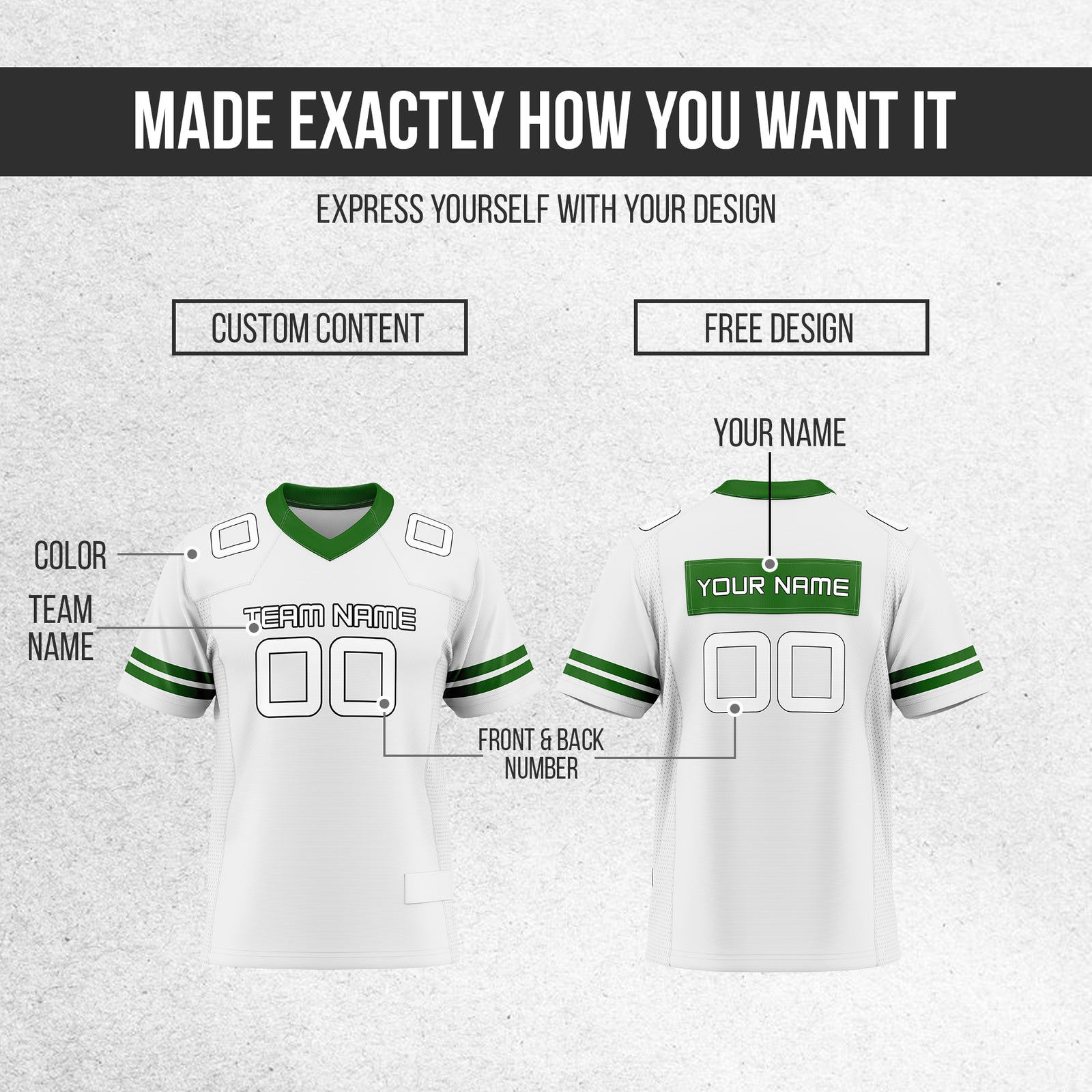 Custom Elite White Field Retro Mesh Authentic Football Jersey