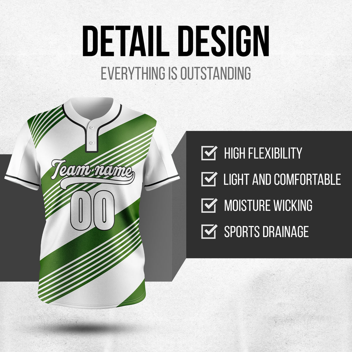 Custom Crossfire White Baseball Sports Jersey Personalized Uniform with Name & Number