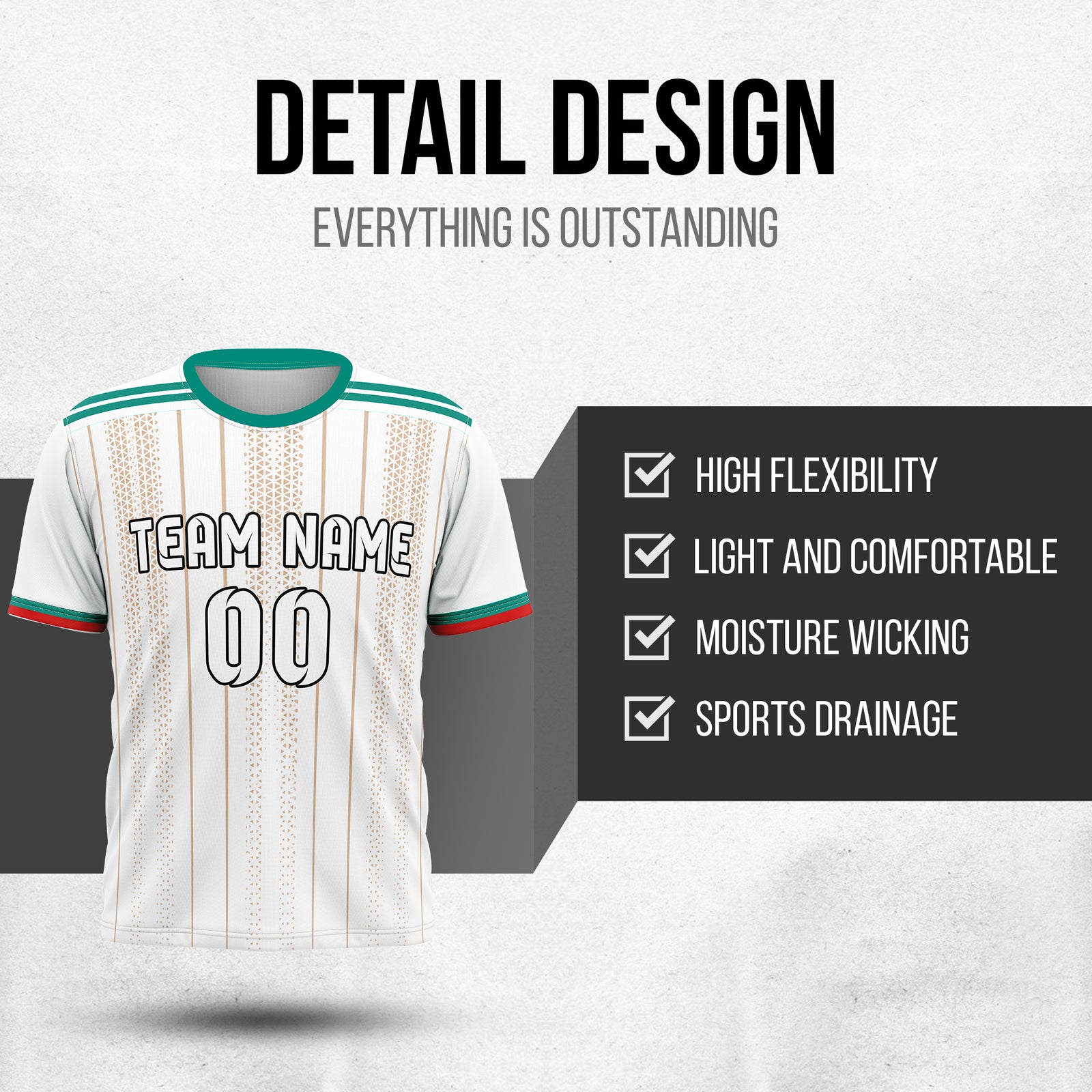 Custom ALGERIA Fan Jersey Personalized with Name & Number