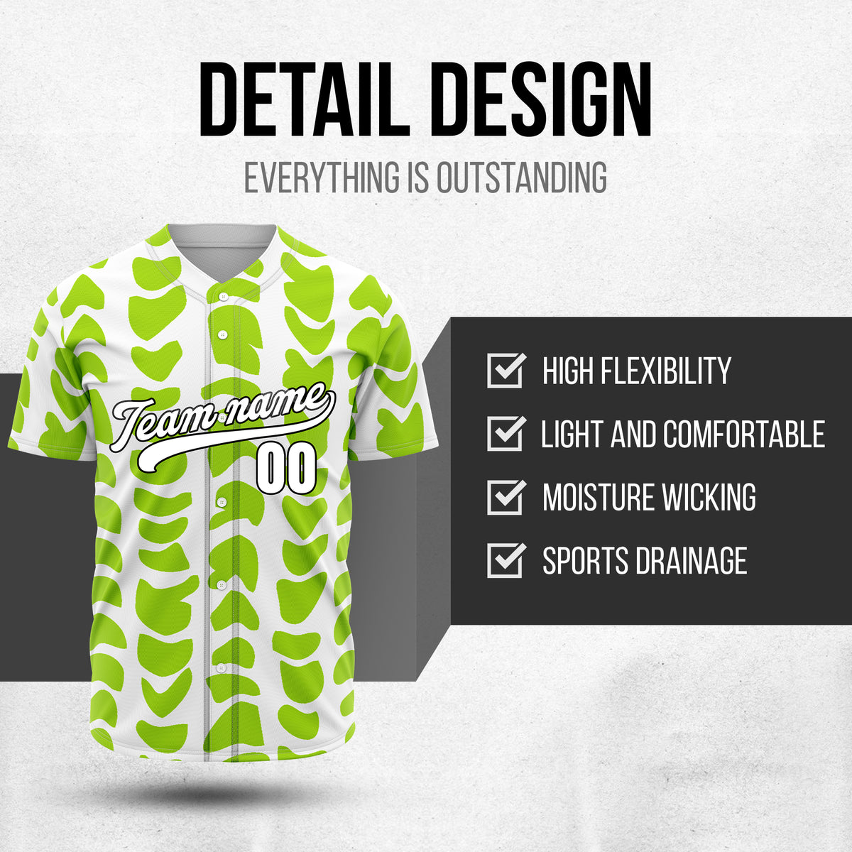 Custom Hawaii Waves White Baseball Sports Jersey Personalized Uniform with Name & Number