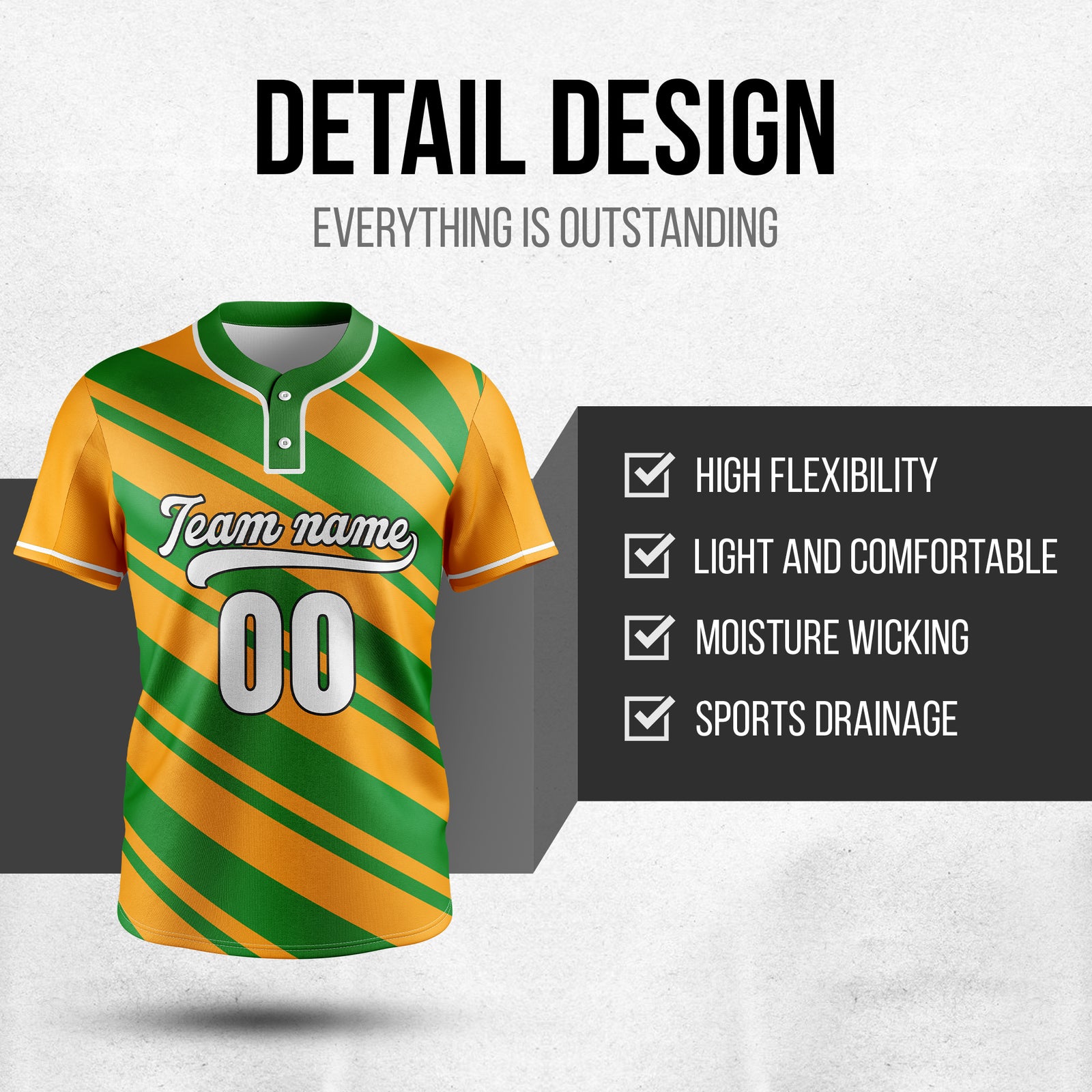 Custom Bold Flow Orange Baseball Sports Jersey Personalized Uniform with Name & Number