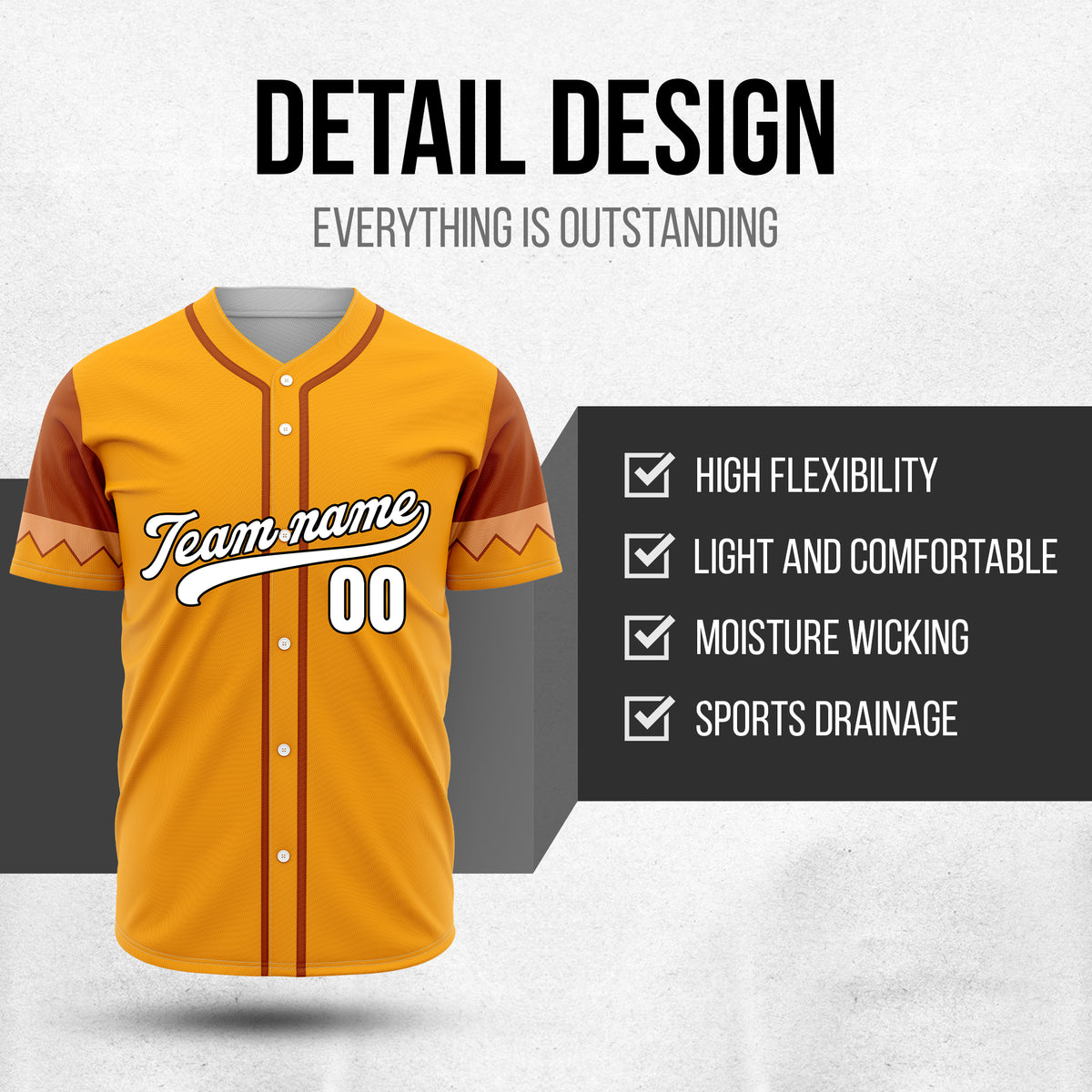 Custom Legacy Classic Baseball Orange Sports Jersey Personalized Uniform with Name & Number