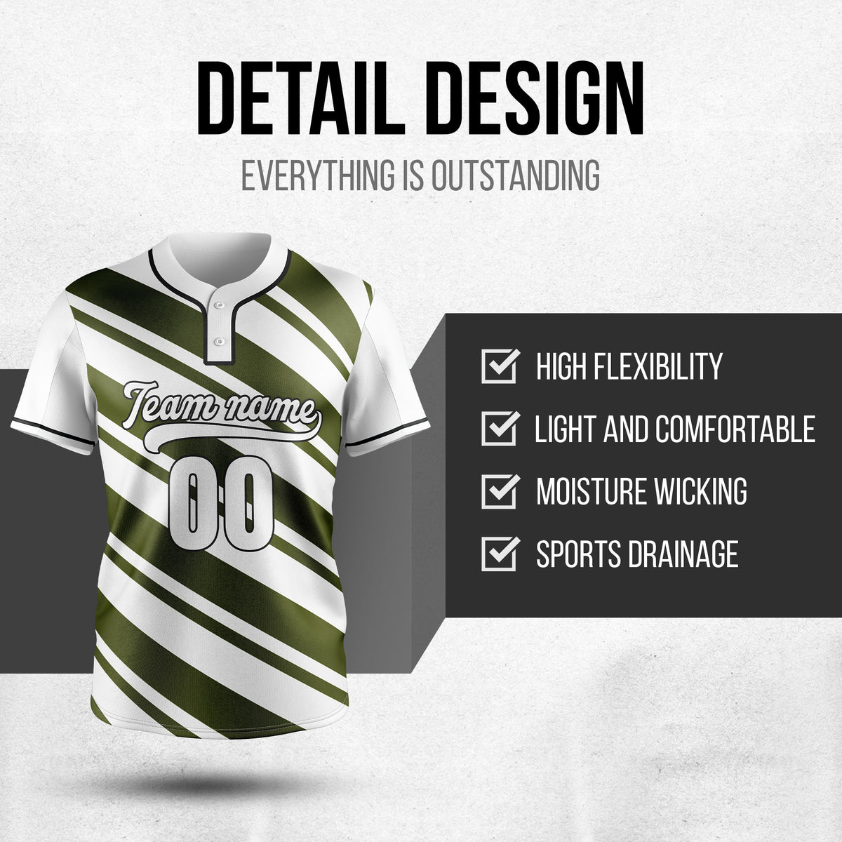 Custom Bold Flow White Baseball Sports Jersey Personalized Uniform with Name & Number