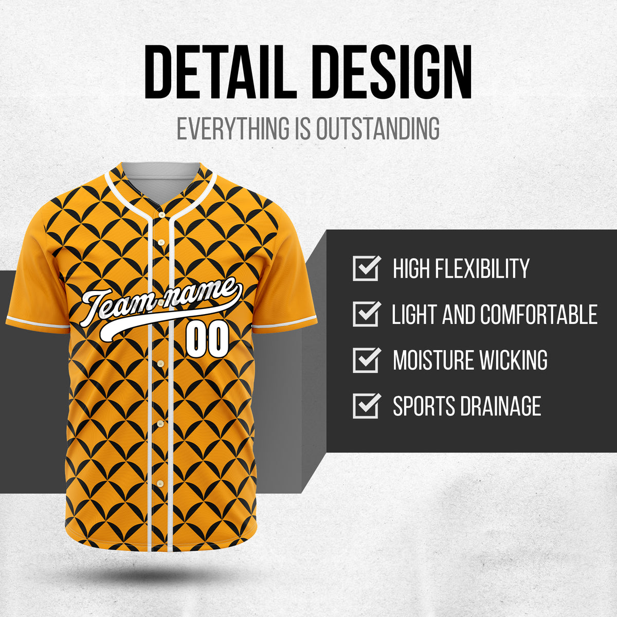 Custom Vertex Vibe Orange Baseball Sports Jersey Personalized Uniform with Name & Number