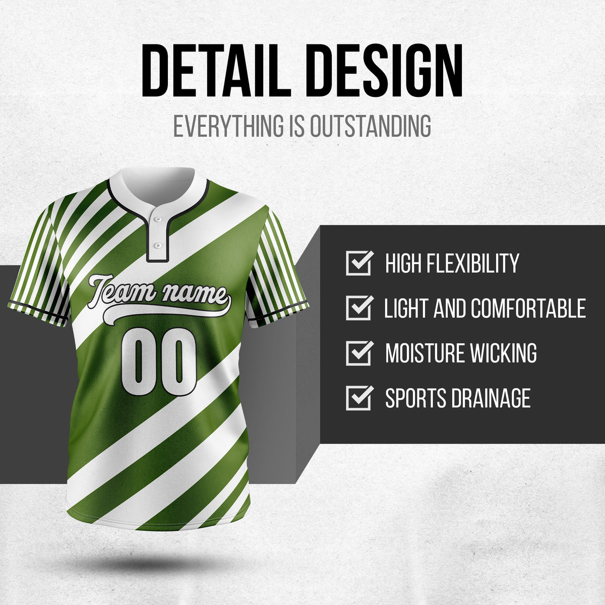 Custom Vibe Split White Baseball Sports Jersey Personalized Uniform with Name & Number
