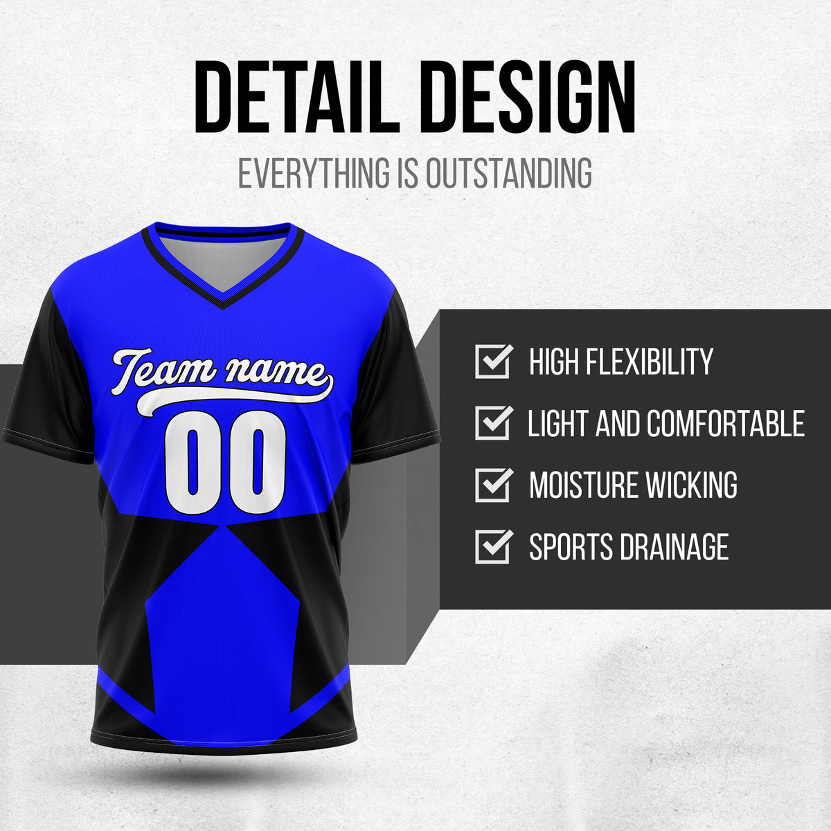 Custom NovaLine Blue Pullover Baseball Sports Jersey Personalized Uniform with Name & Number