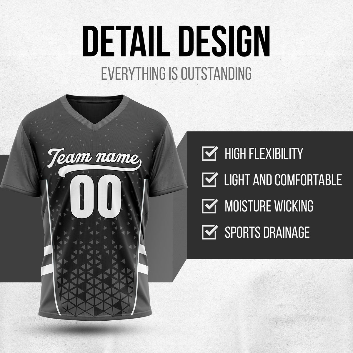 Custom HexaFade Dark Grey Pullover Baseball Sports Jersey Personalized Uniform with Name & Number