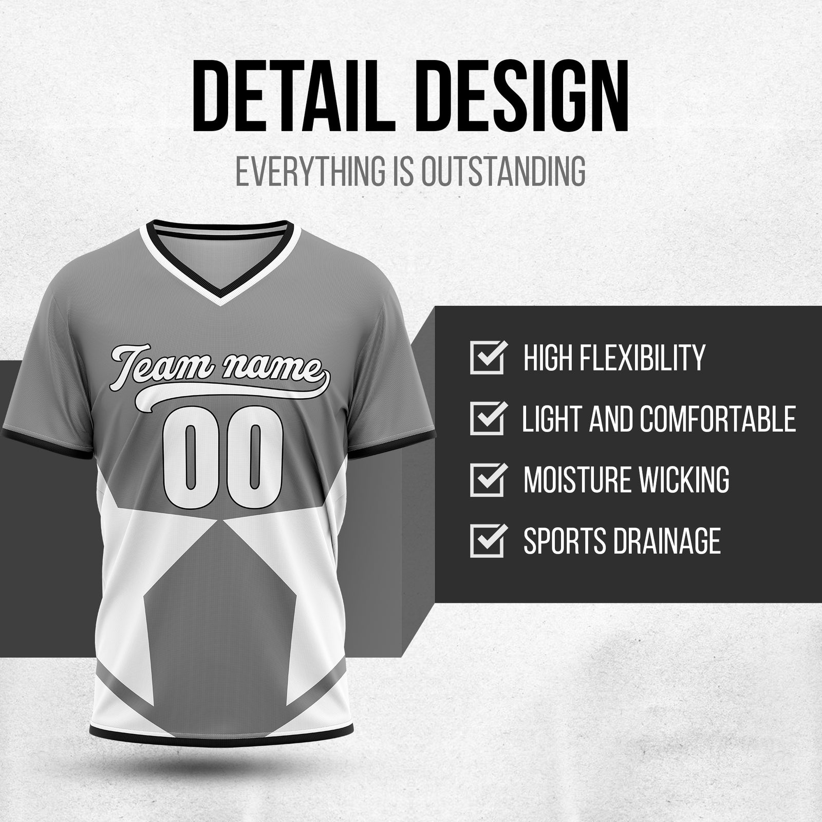 Custom NovaLine Grey Pullover Baseball Sports Jersey Personalized Uniform with Name & Number