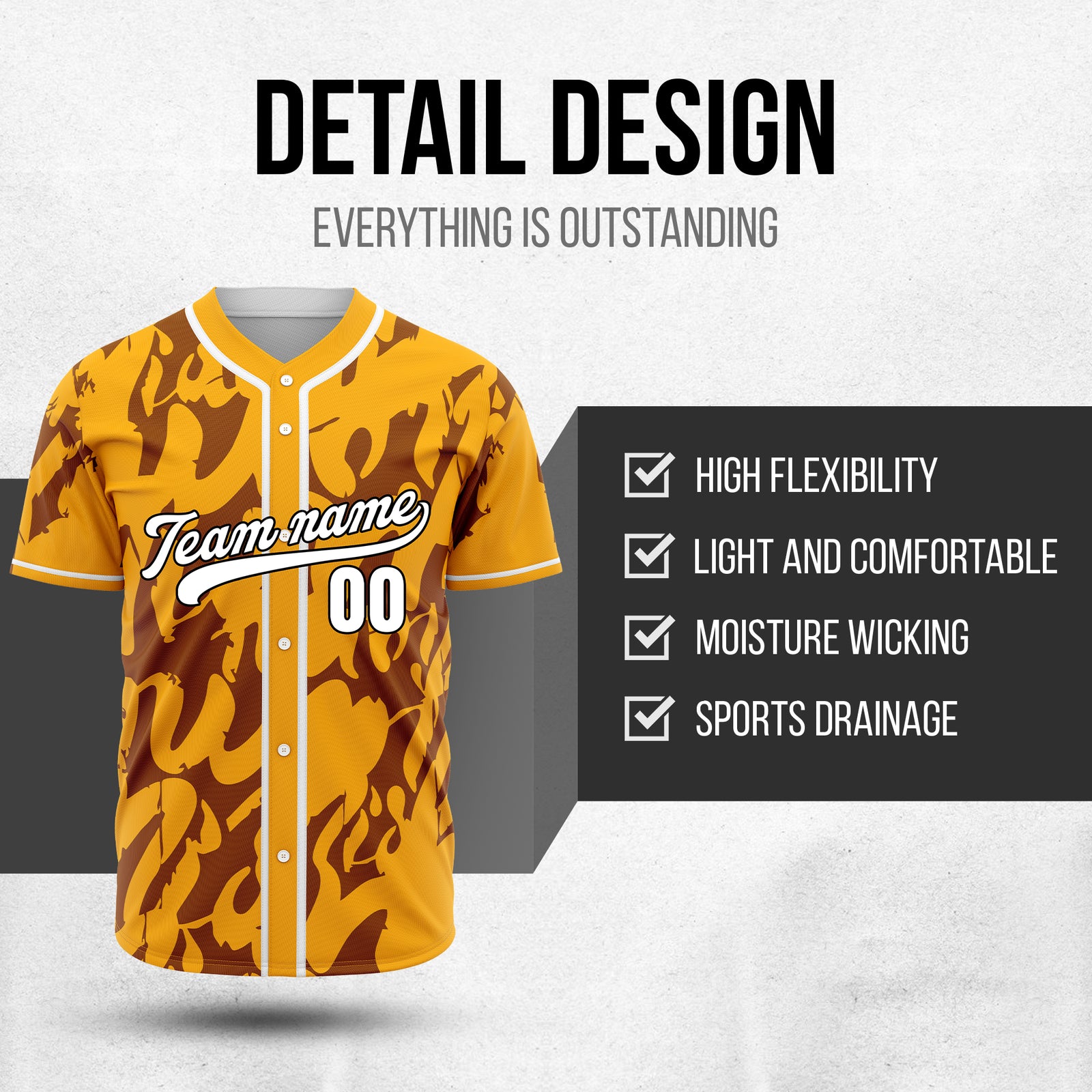 Custom Graffiti Sox Orange Baseball Sports Jersey Personalized Uniform with Name & Number