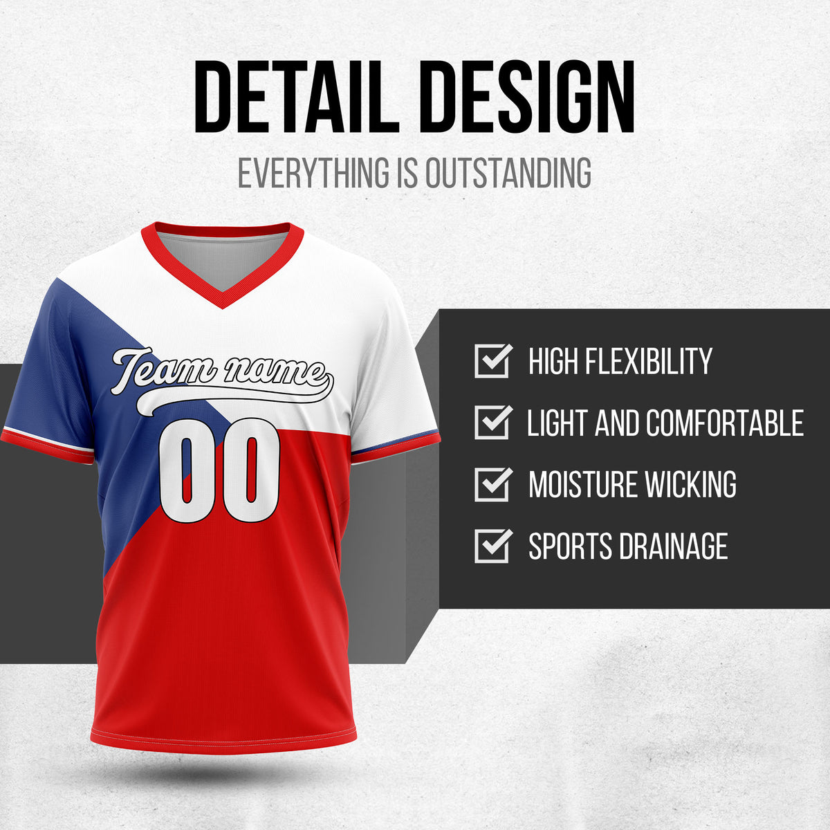 Custom FlexCore Red Baseball Sports Jersey Personalized Uniform with Name & Number
