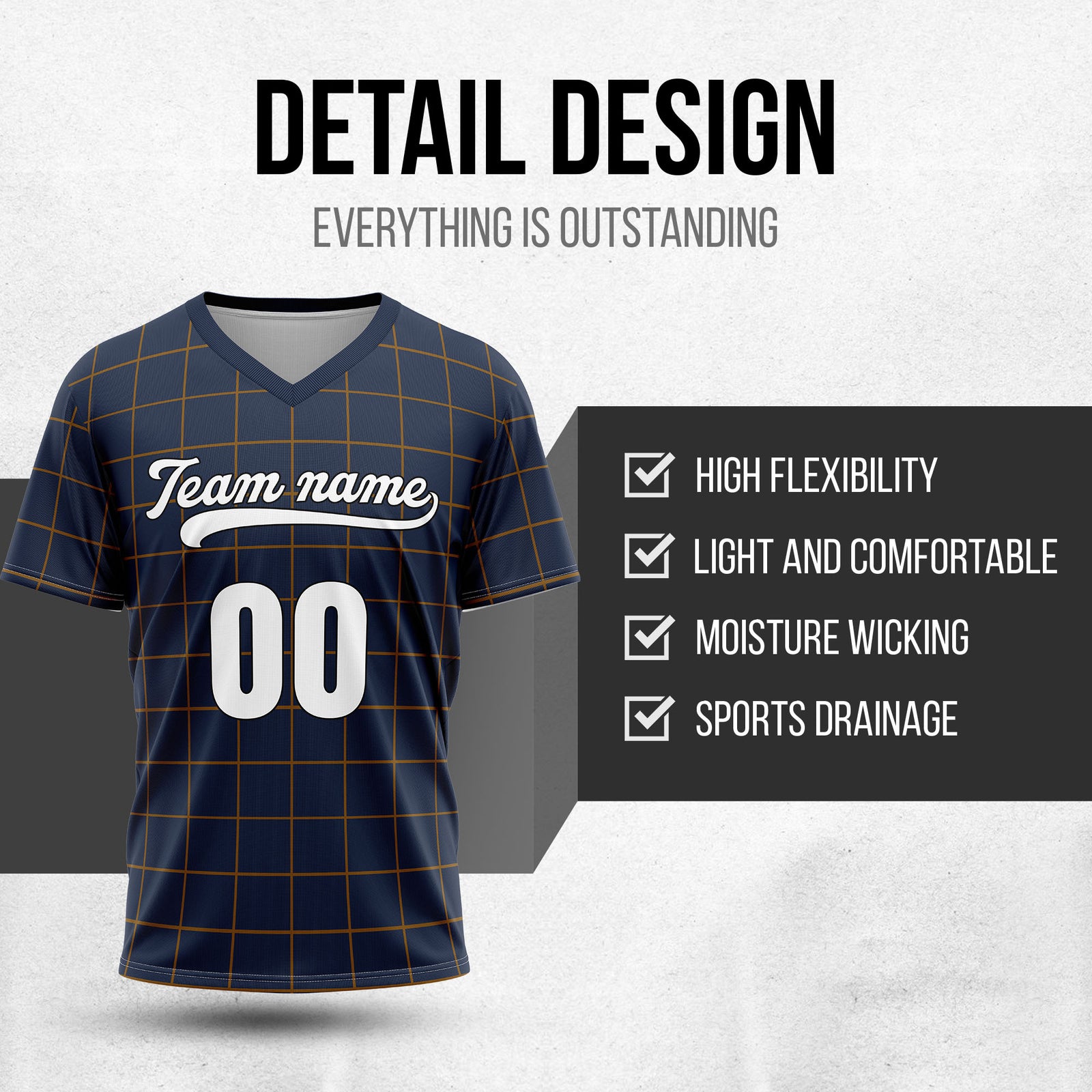 Custom Storm Matrix Navy Baseball Sports Jersey Personalized Uniform with Name & Number