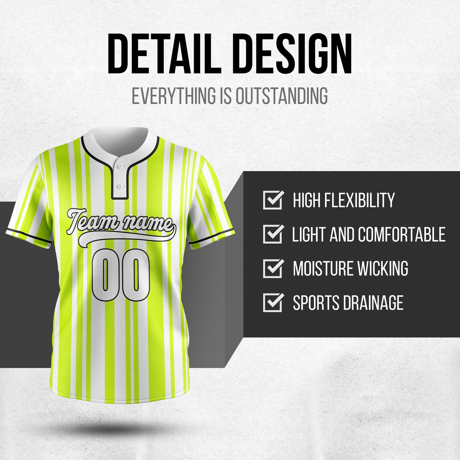 Custom Stripe Fusion White Baseball Sports Jersey Personalized Uniform with Name & Number