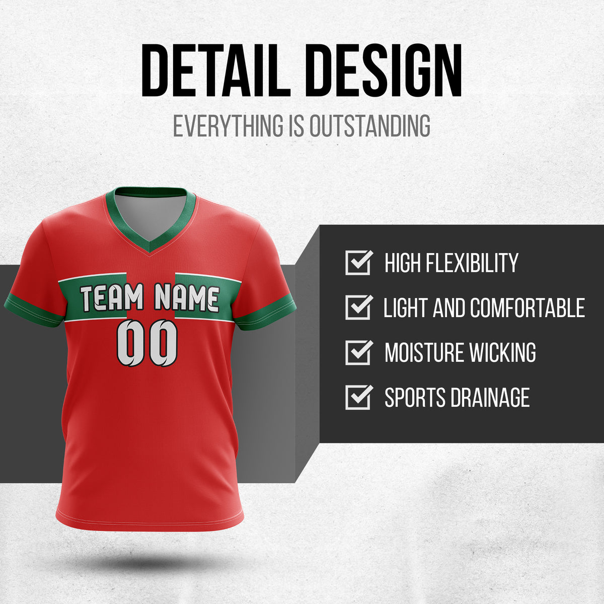 Custom MOROCCO Fan Jersey Personalized with Name & Number