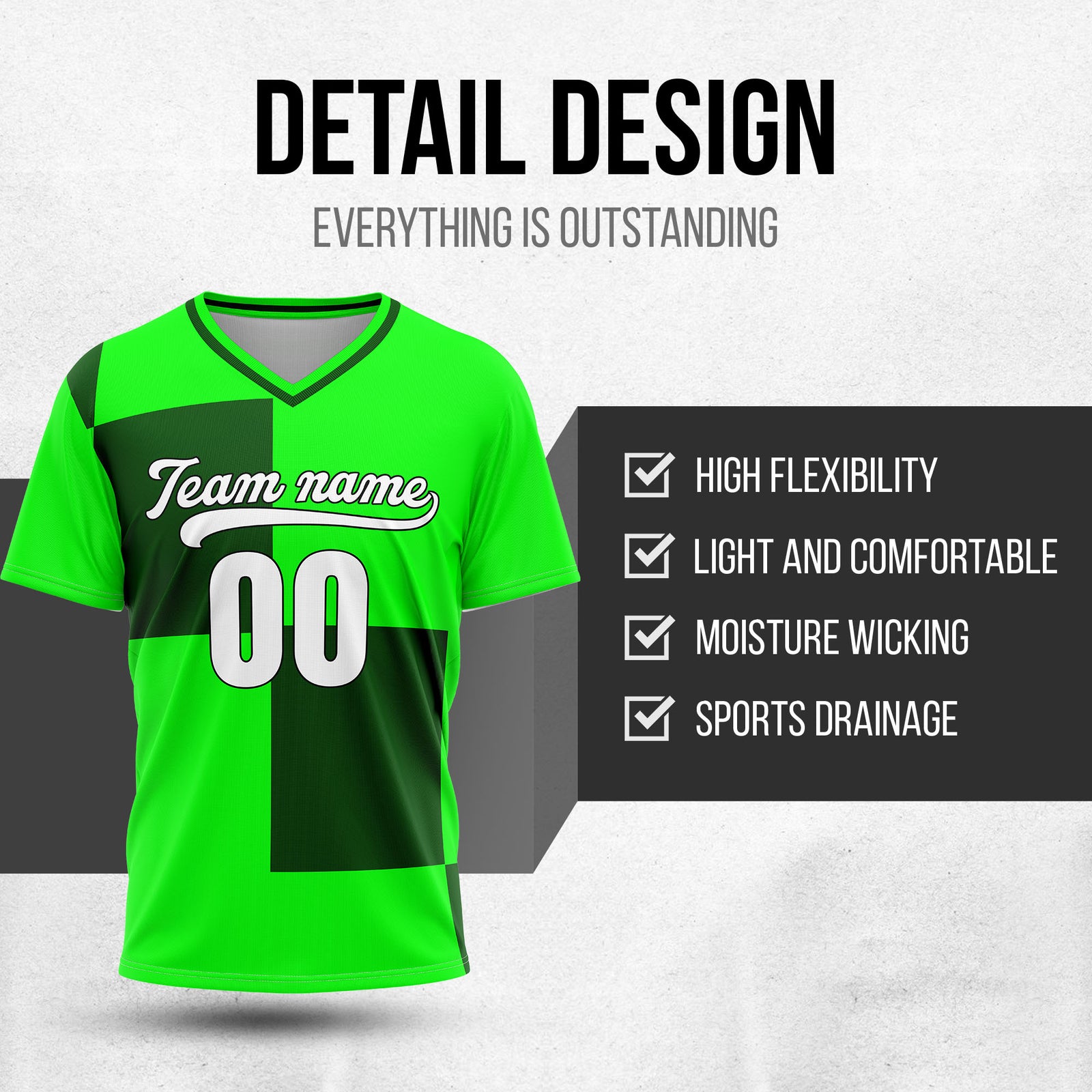 Custom Apex Colorblock Green Baseball Sports Jersey Personalized Uniform with Name & Number