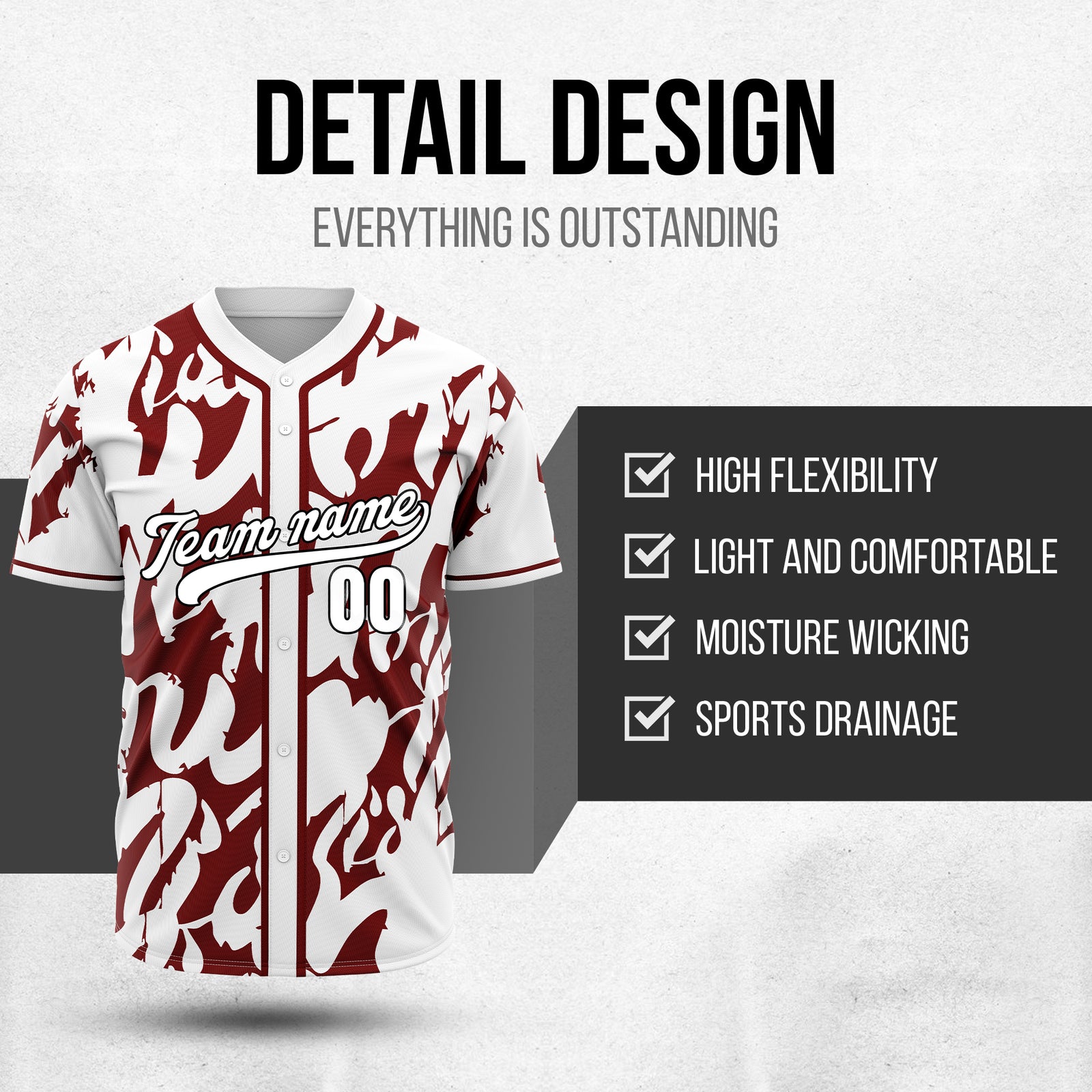 Custom Graffiti Sox White Baseball Sports Jersey Personalized Uniform with Name & Number