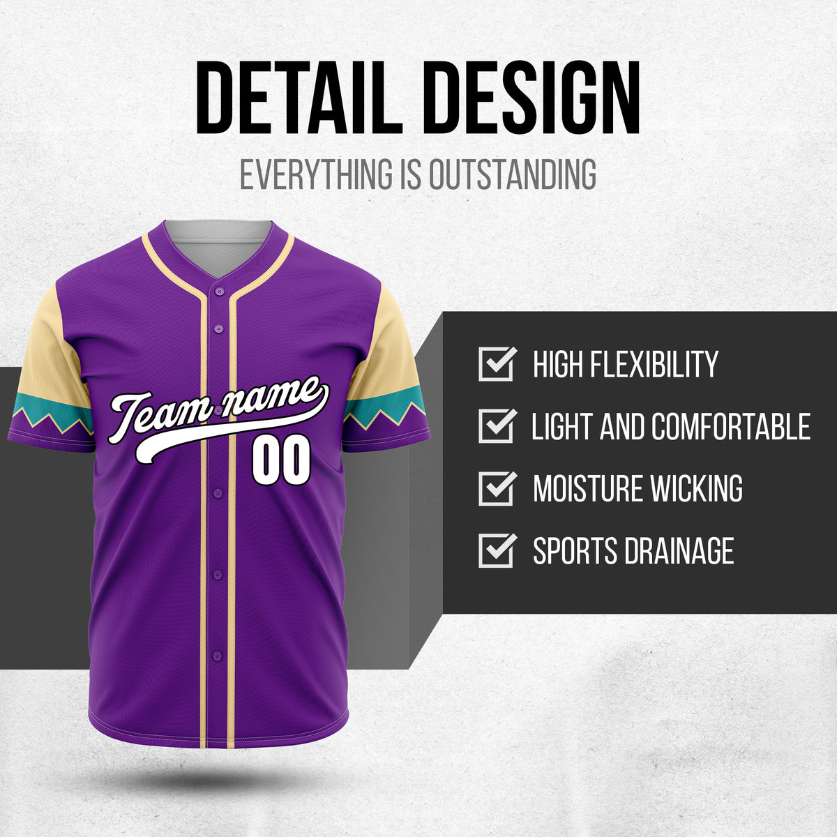 Custom Legacy Classic Baseball Purple Sports Jersey Personalized Uniform with Name & Number