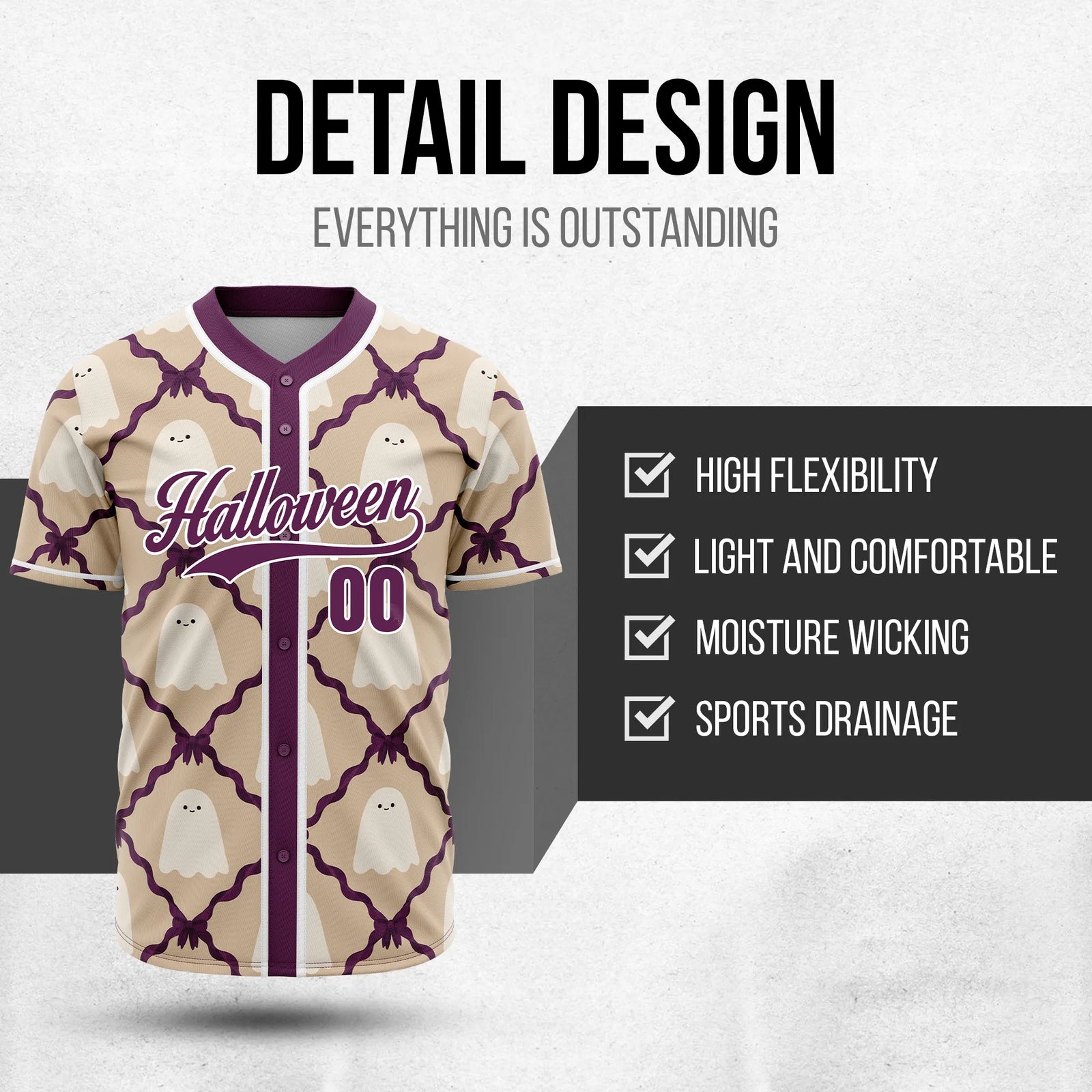 Custom Booquette Baseball Sports Jersey Personalized Uniform with Name & Number