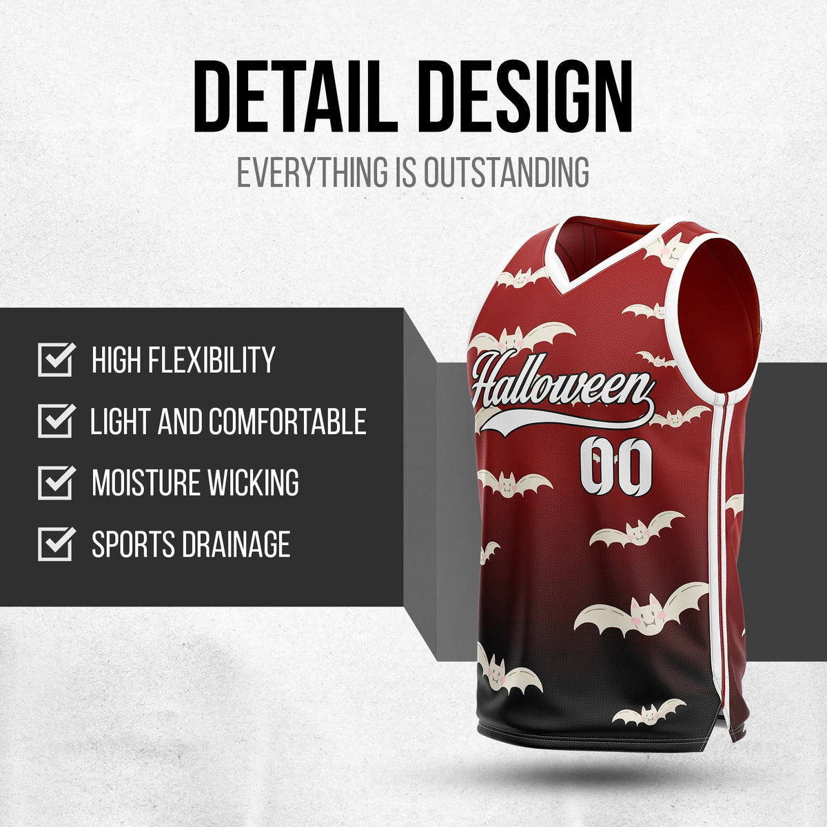 Custom Basketball Crimsonbat Sports Jersey Personalized Uniform with Name & Number