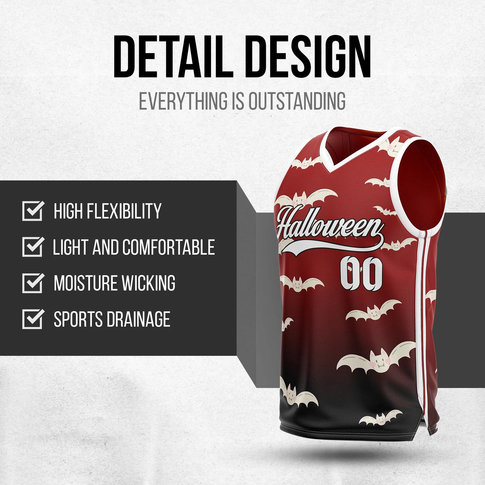 Custom Basketball Crimsonbat Sports Jersey Personalized Uniform with Name & Number
