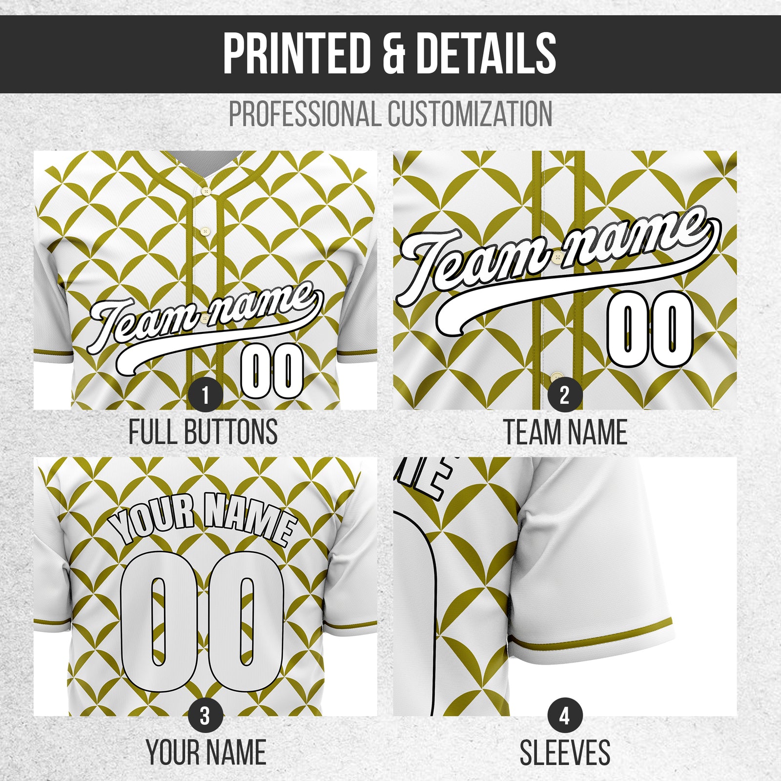 Custom Vertex Vibe White Baseball Sports Jersey Personalized Uniform with Name & Number