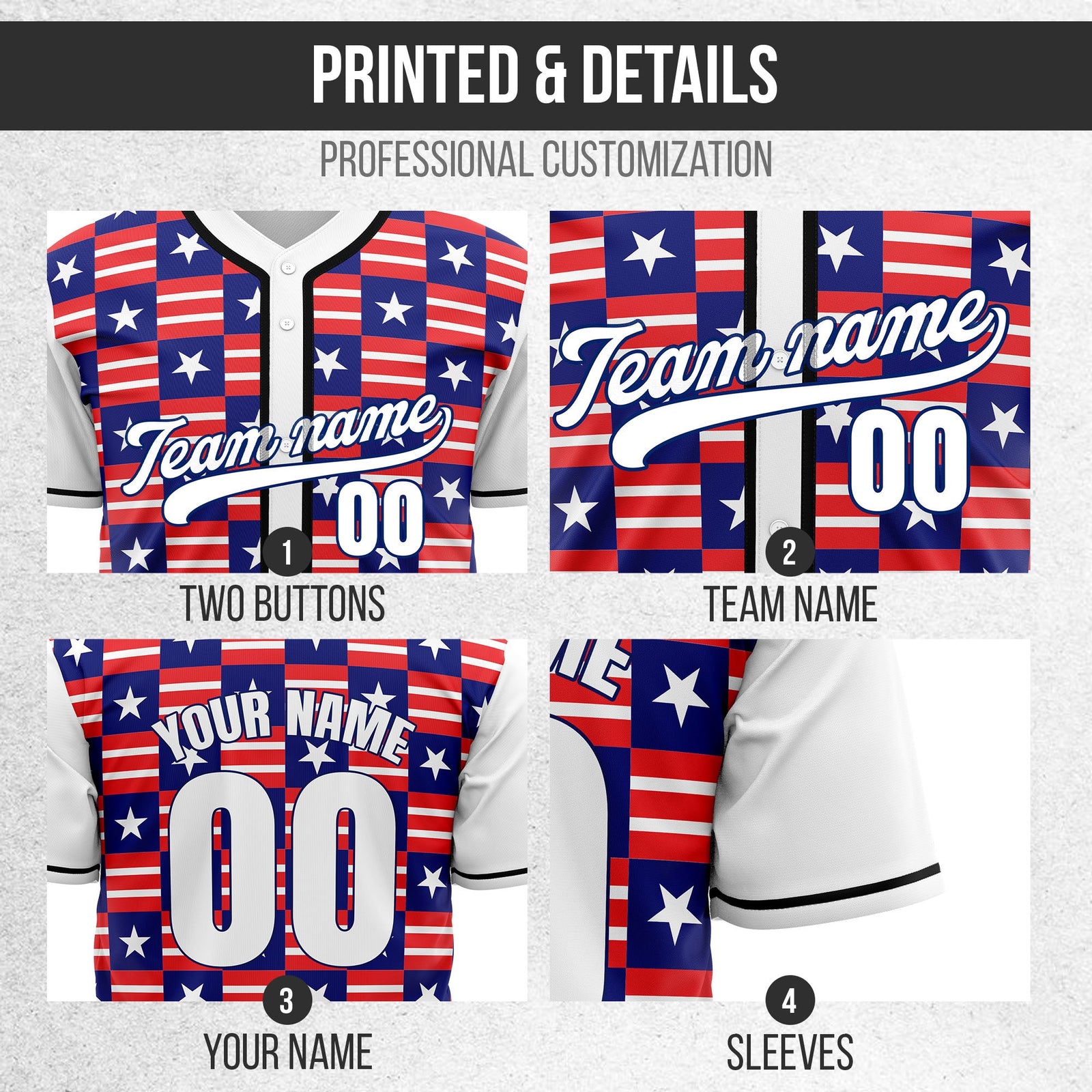 Custom Liberty Baseball Sports Jersey Personalized Uniform with Name & Number