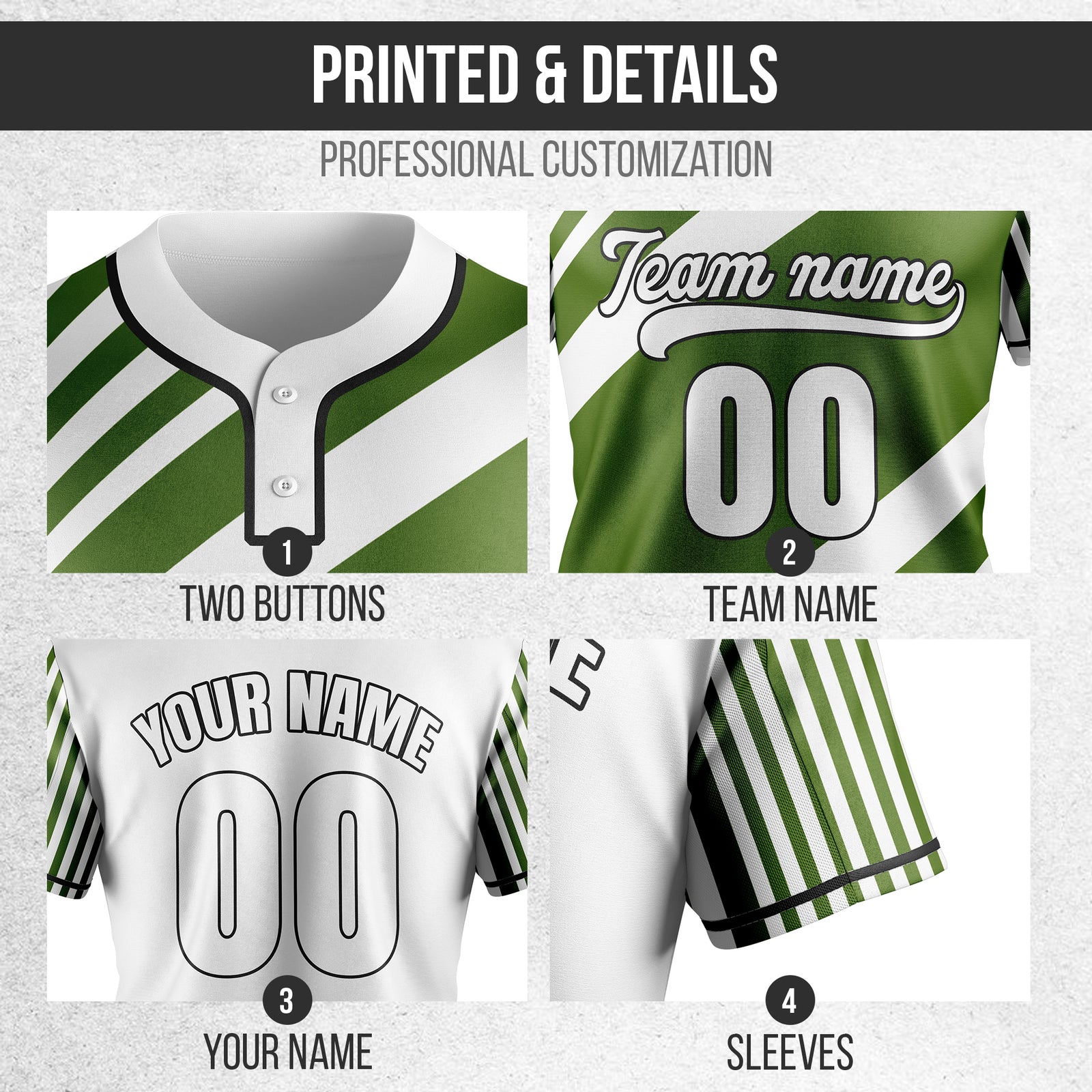 Custom Vibe Split White Baseball Sports Jersey Personalized Uniform with Name & Number