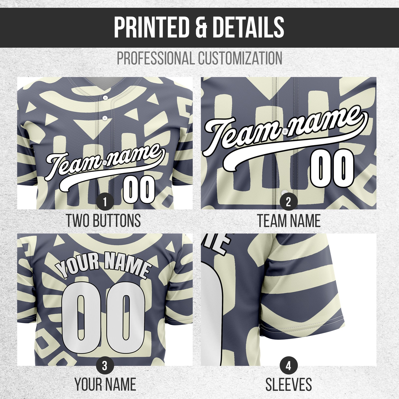 Custom Hawaii Hustle Dark Grey Baseball Sports Jersey Personalized Uniform with Name & Number