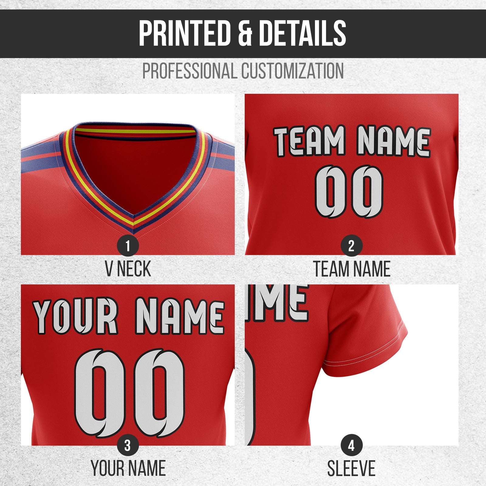 Custom SPAIN Fan Jersey Personalized with Name & Number