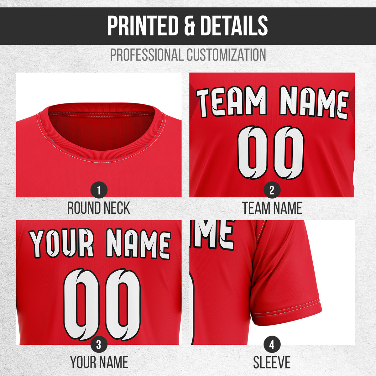 Custom DENMARK Fan Jersey Personalized with Name & Number
