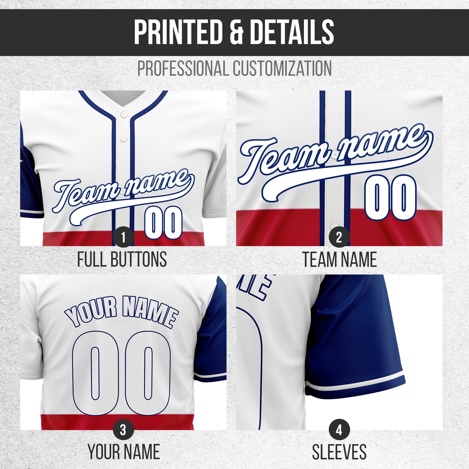 Custom Texas Flag Baseball White Sports Jersey Personalized Uniform with Name & Number