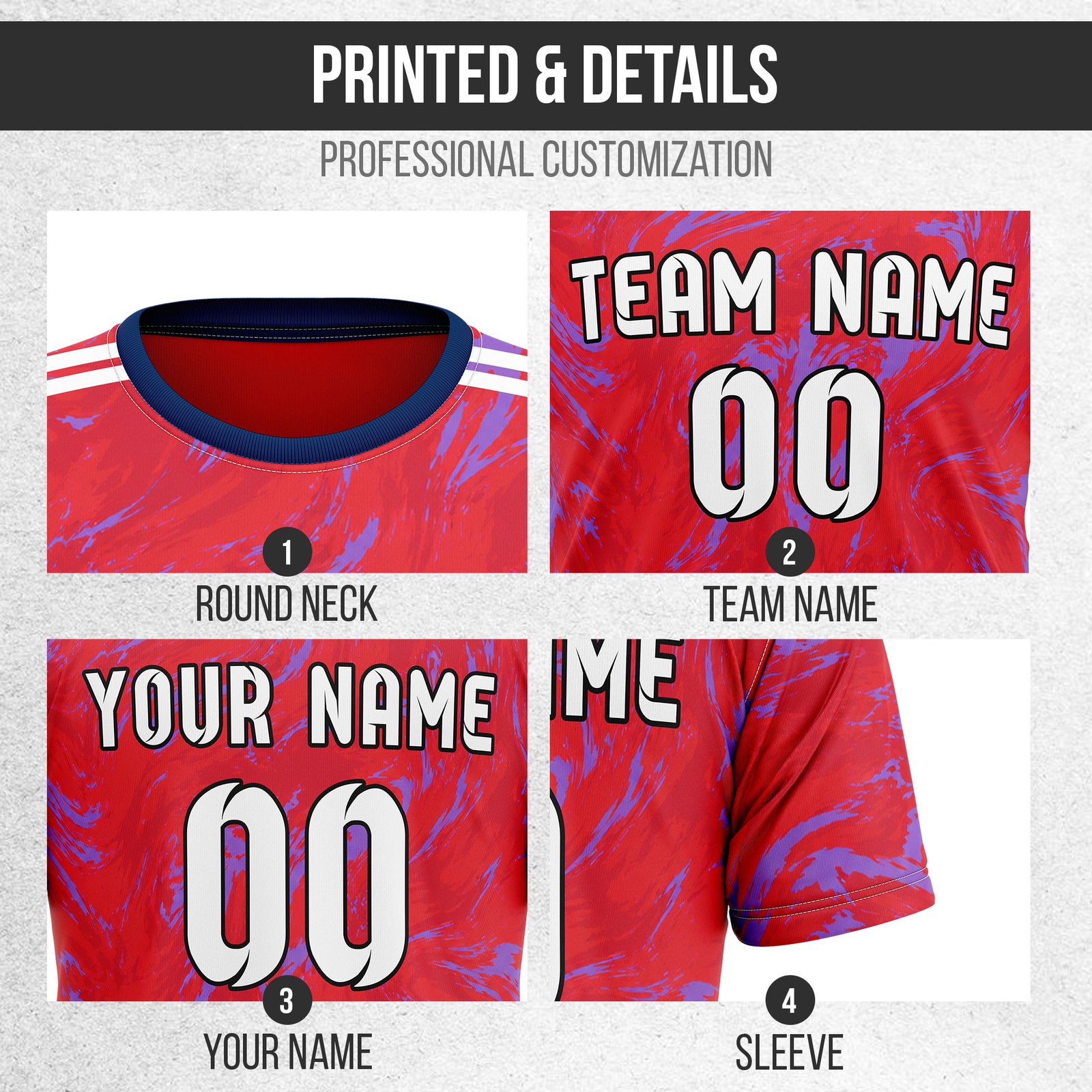 Custom COSTA RICA Fan Jersey Personalized with Name & Number