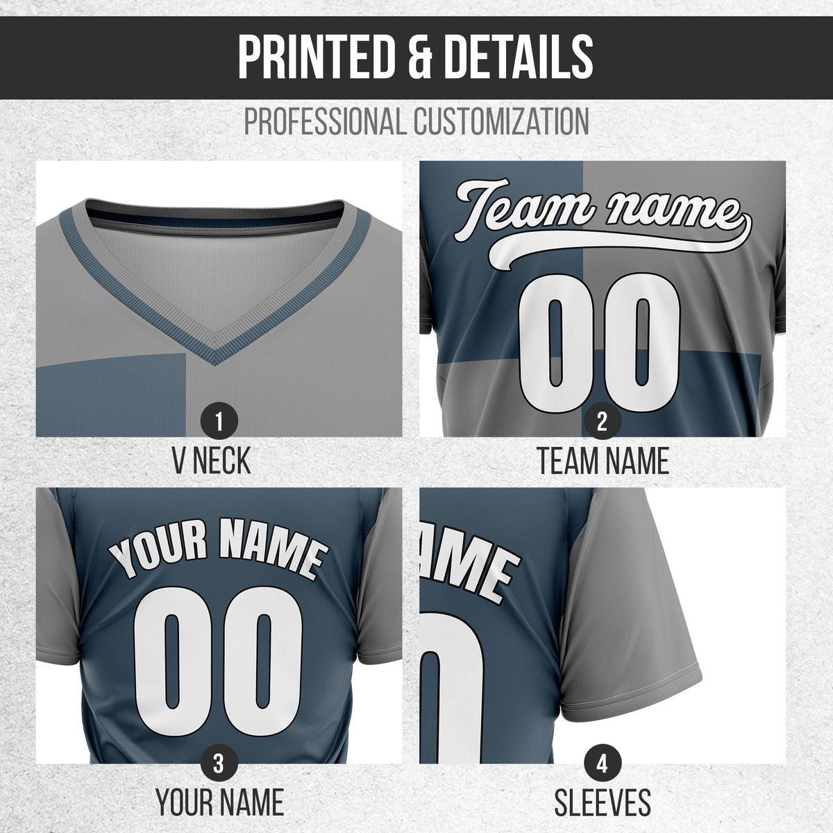 Custom Apex Colorblock Grey Baseball Sports Jersey Personalized Uniform with Name & Number