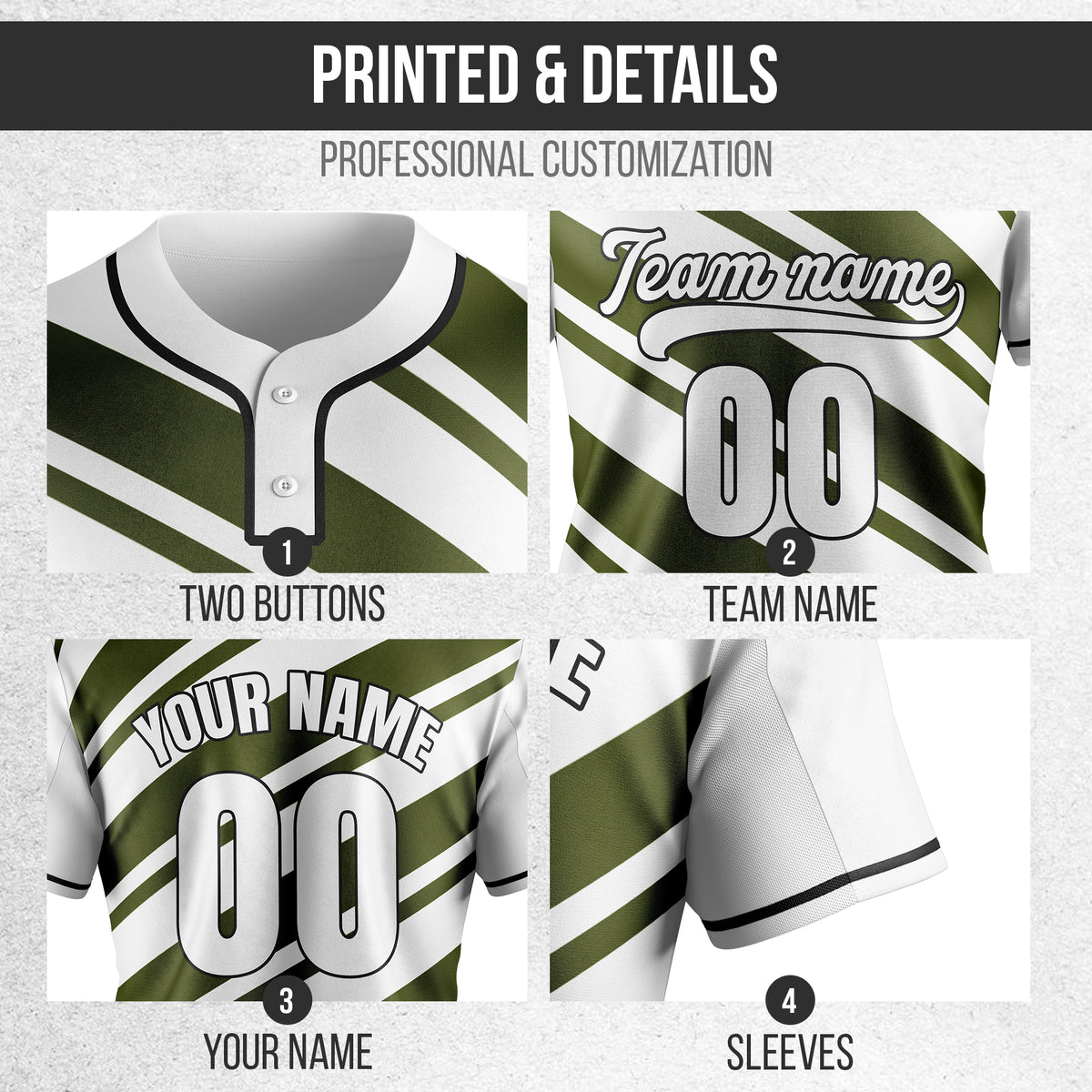 Custom Bold Flow White Baseball Sports Jersey Personalized Uniform with Name & Number