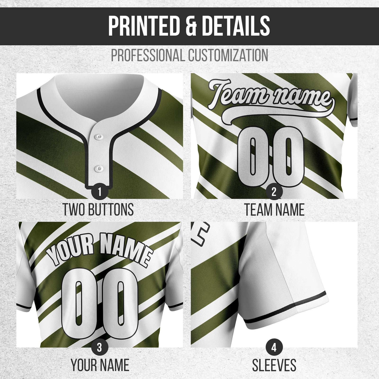 Custom Bold Flow White Baseball Sports Jersey Personalized Uniform with Name & Number