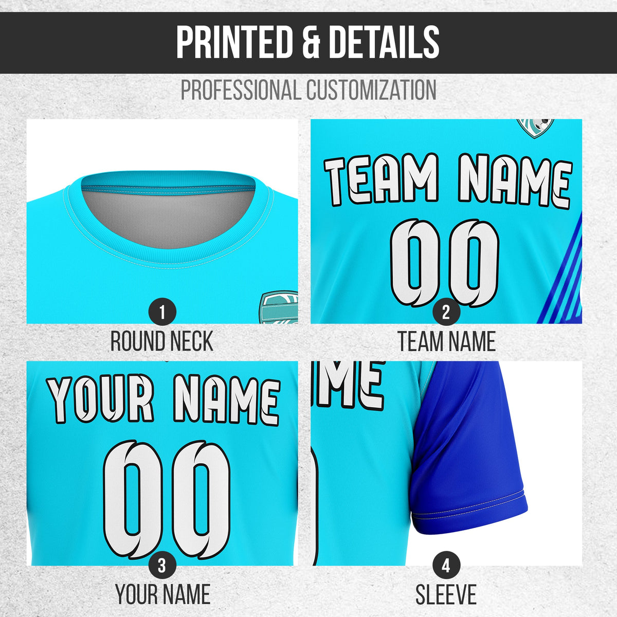 Custom Soccer R Side Pattern D4 Rapid Line Sports Tops Jersey