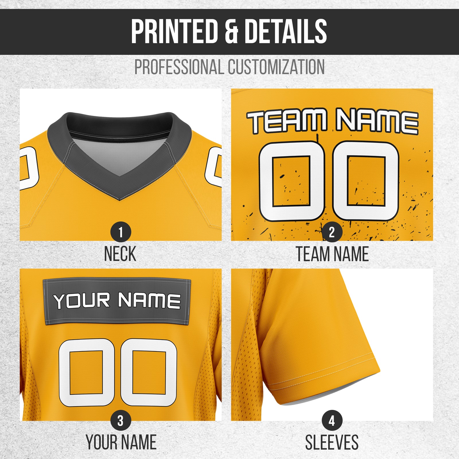 Custom Elite Sideways Drift Orange  Mesh Authentic Football Jersey