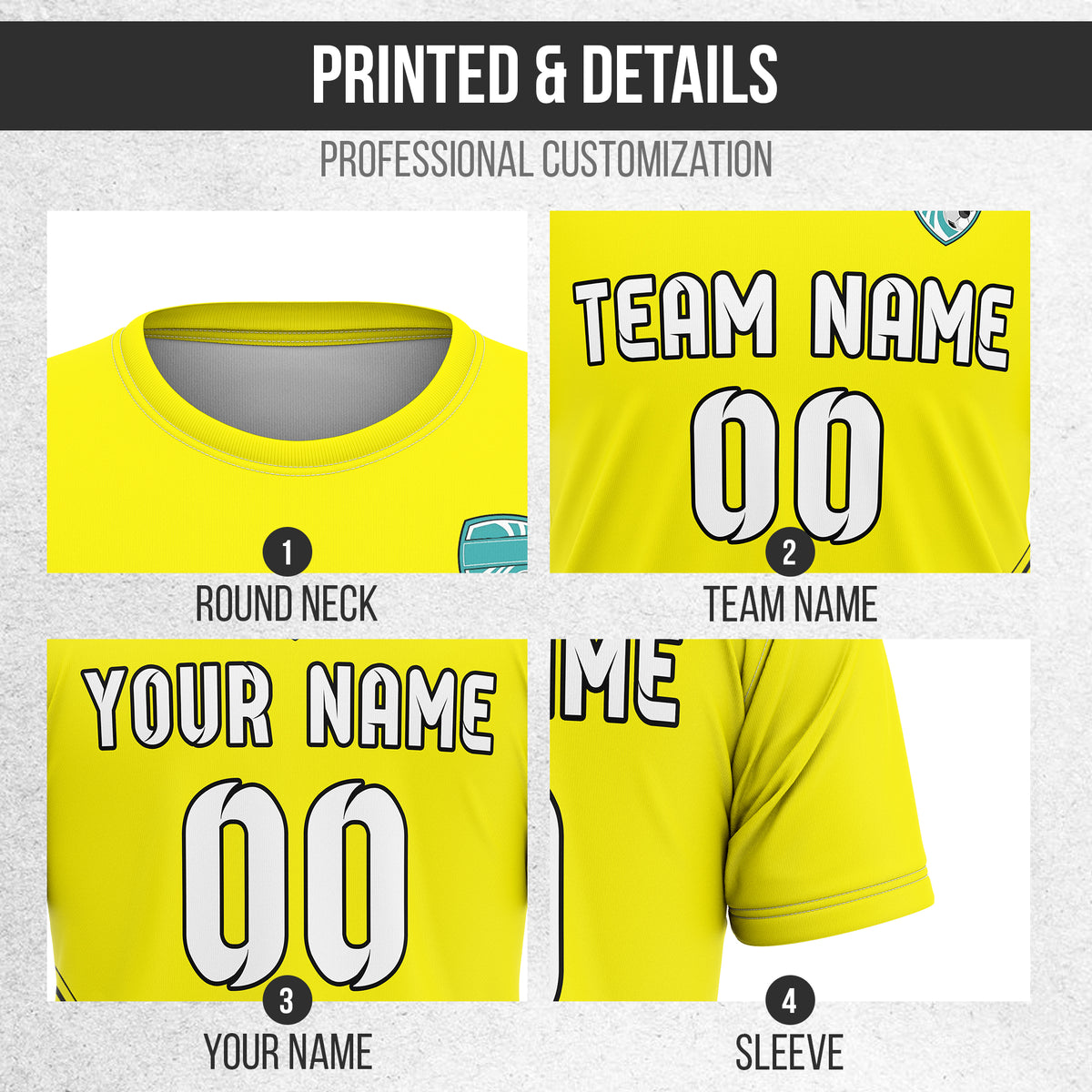 Custom WaveLine Stripe Yellow Soccer sport Tops Jersey