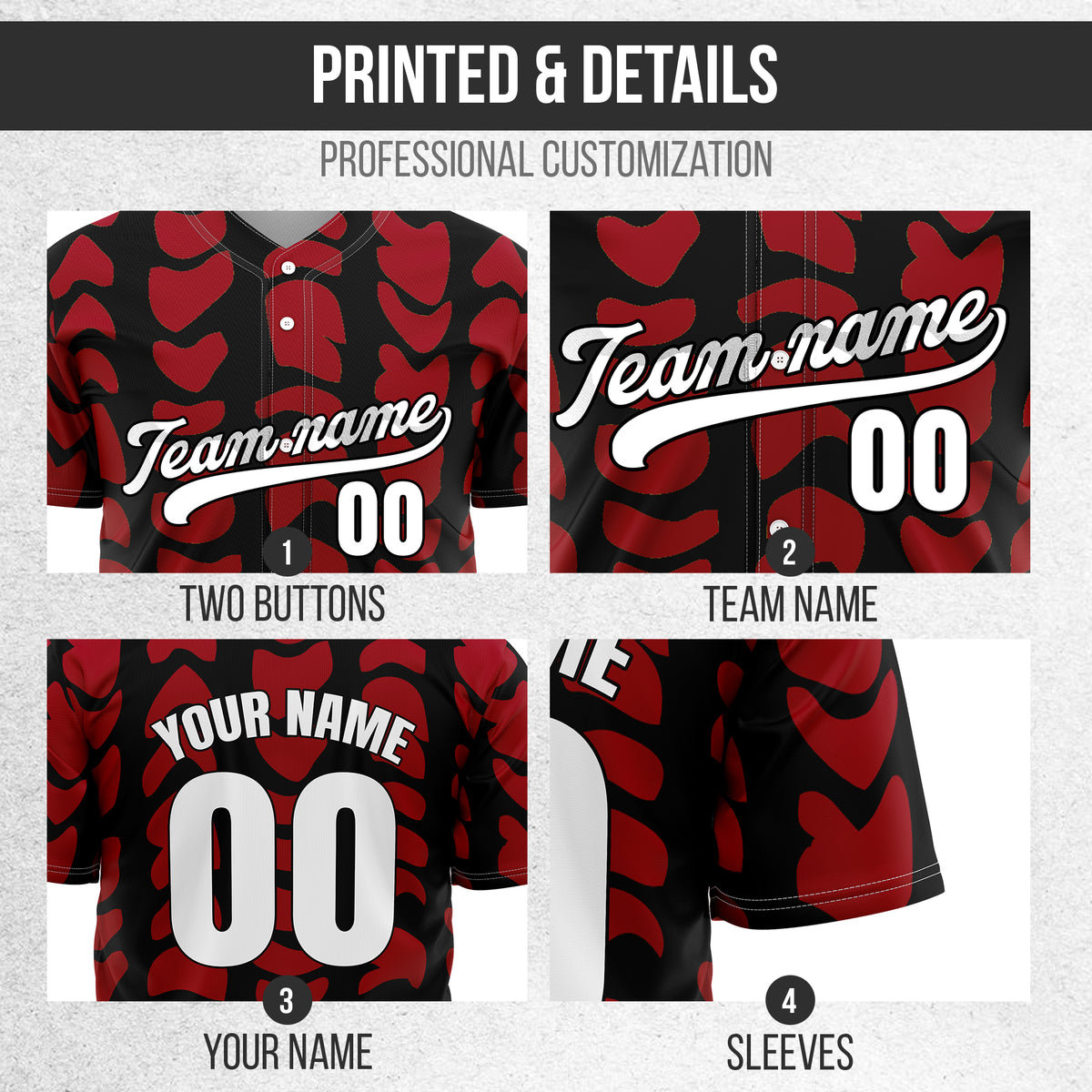 Custom Hawaii Waves Black Baseball Sports Jersey Personalized Uniform with Name & Number