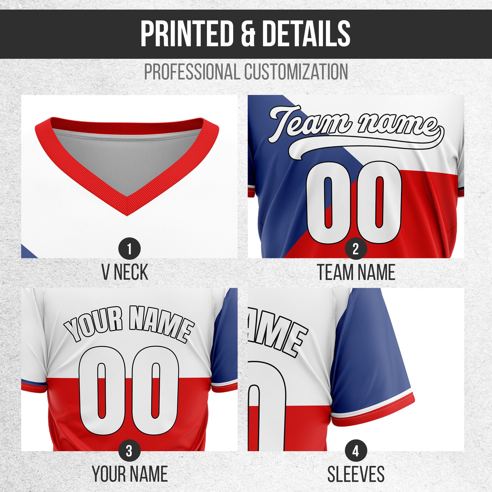 Custom FlexCore Red Baseball Sports Jersey Personalized Uniform with Name & Number