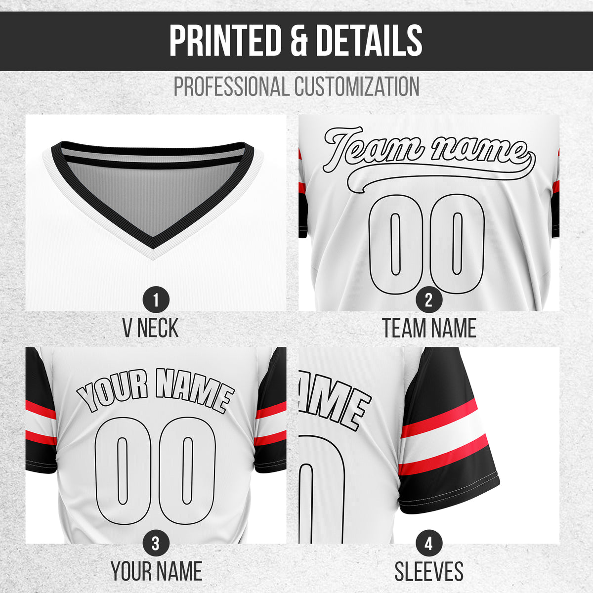 Custom StormLine White Pullover Baseball Sports Jersey Personalized Uniform with Name & Number