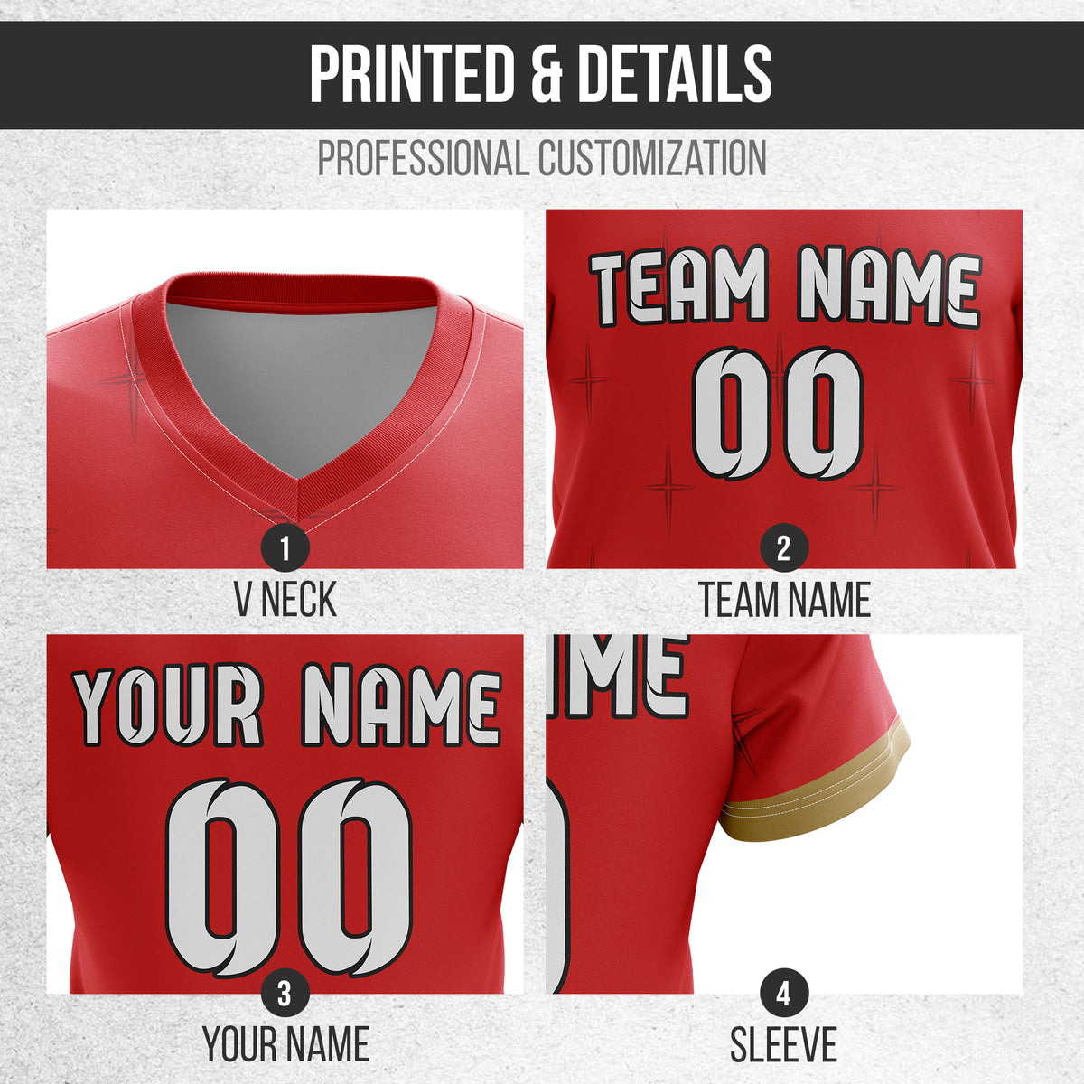 Custom SERBIA Fan Jersey Personalized with Name & Number