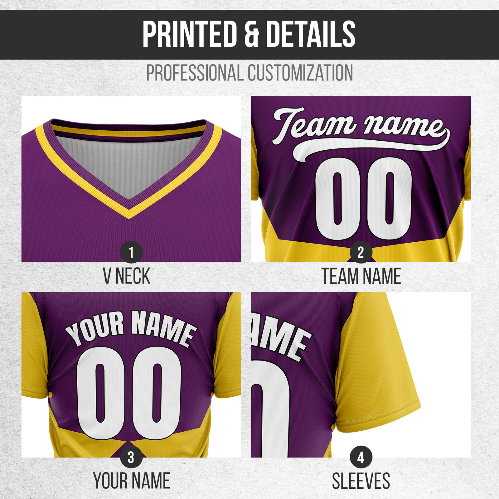 Custom NovaLine Purple Pullover Baseball Sports Jersey Personalized Uniform with Name & Number