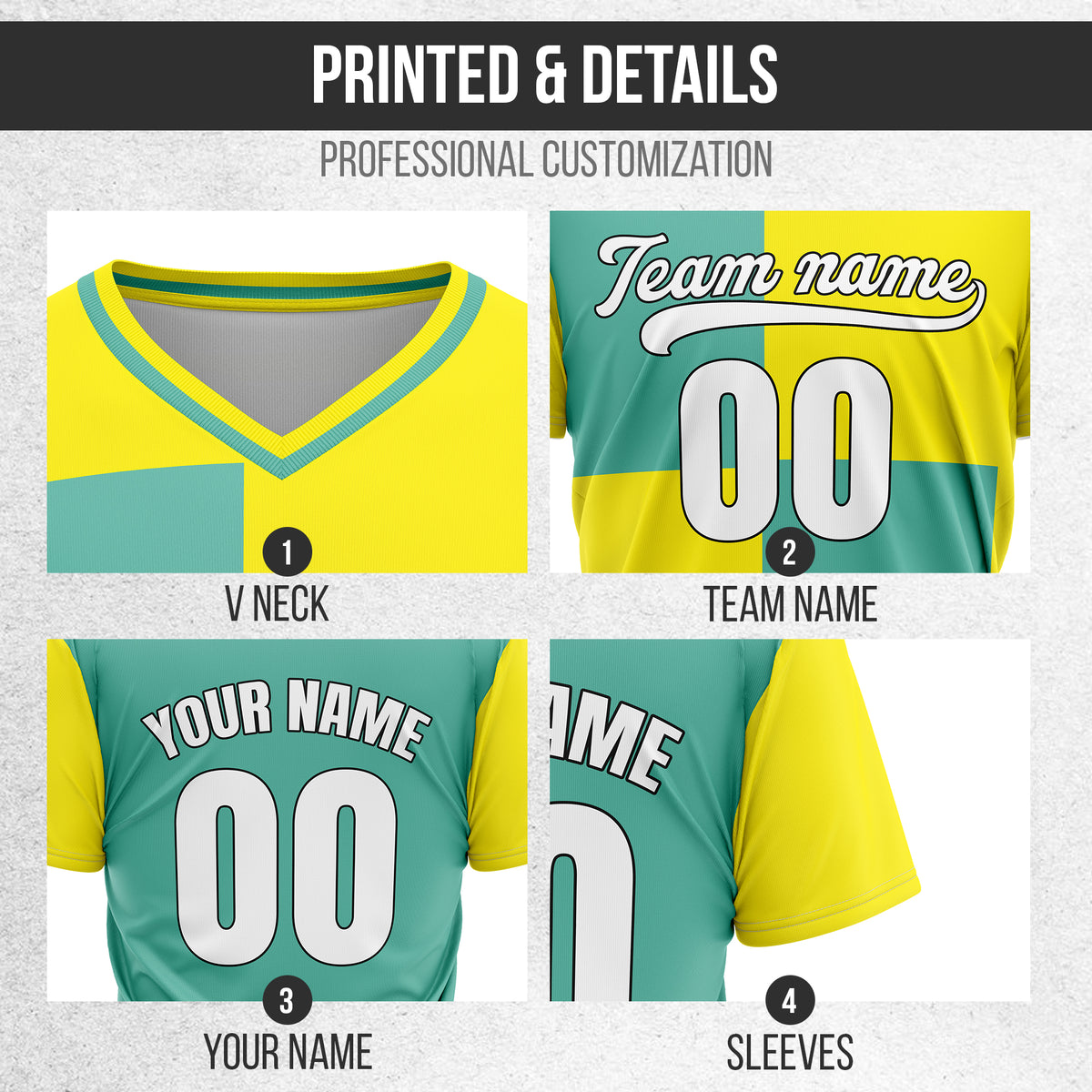Custom Apex Colorblock Yellow Baseball Sports Jersey Personalized Uniform with Name & Number